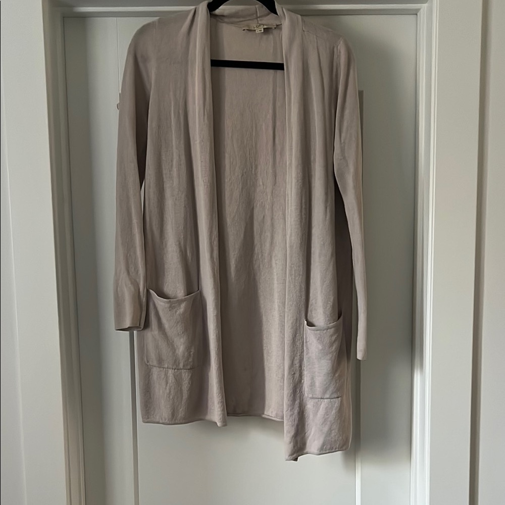 LOFT Cream Cardigan Sweater
